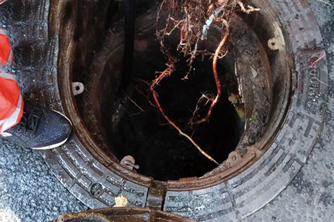 石碌镇管道预处理